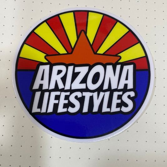 Arizona Lifestyles Logo Sticker 3”