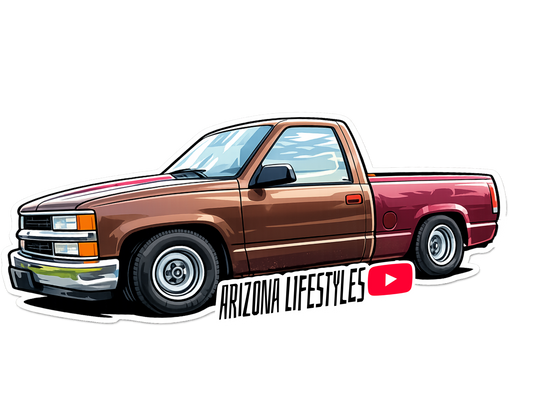 My Son’s Unrestored OBS Truck Vinyl Sticker 3”